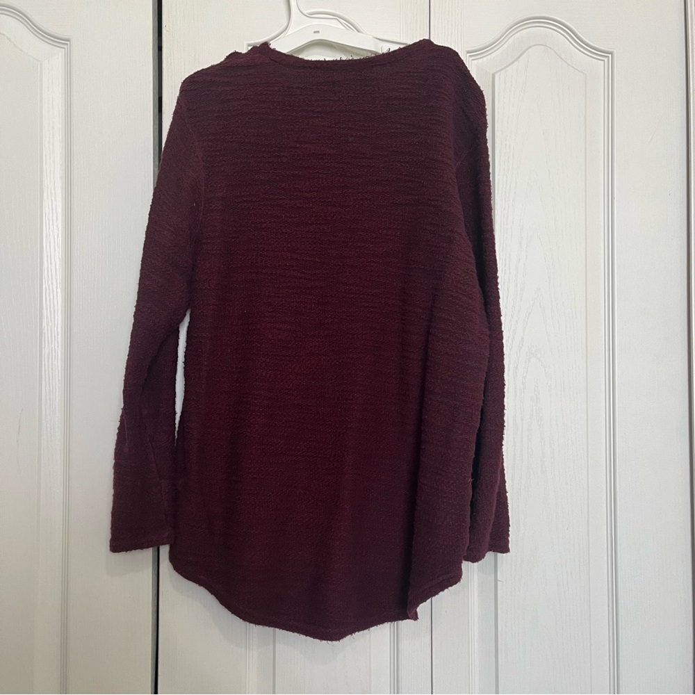 Men’s Pacsun Marled Burgundy Knit Sweater (Box C) - Picture 5 of 5
